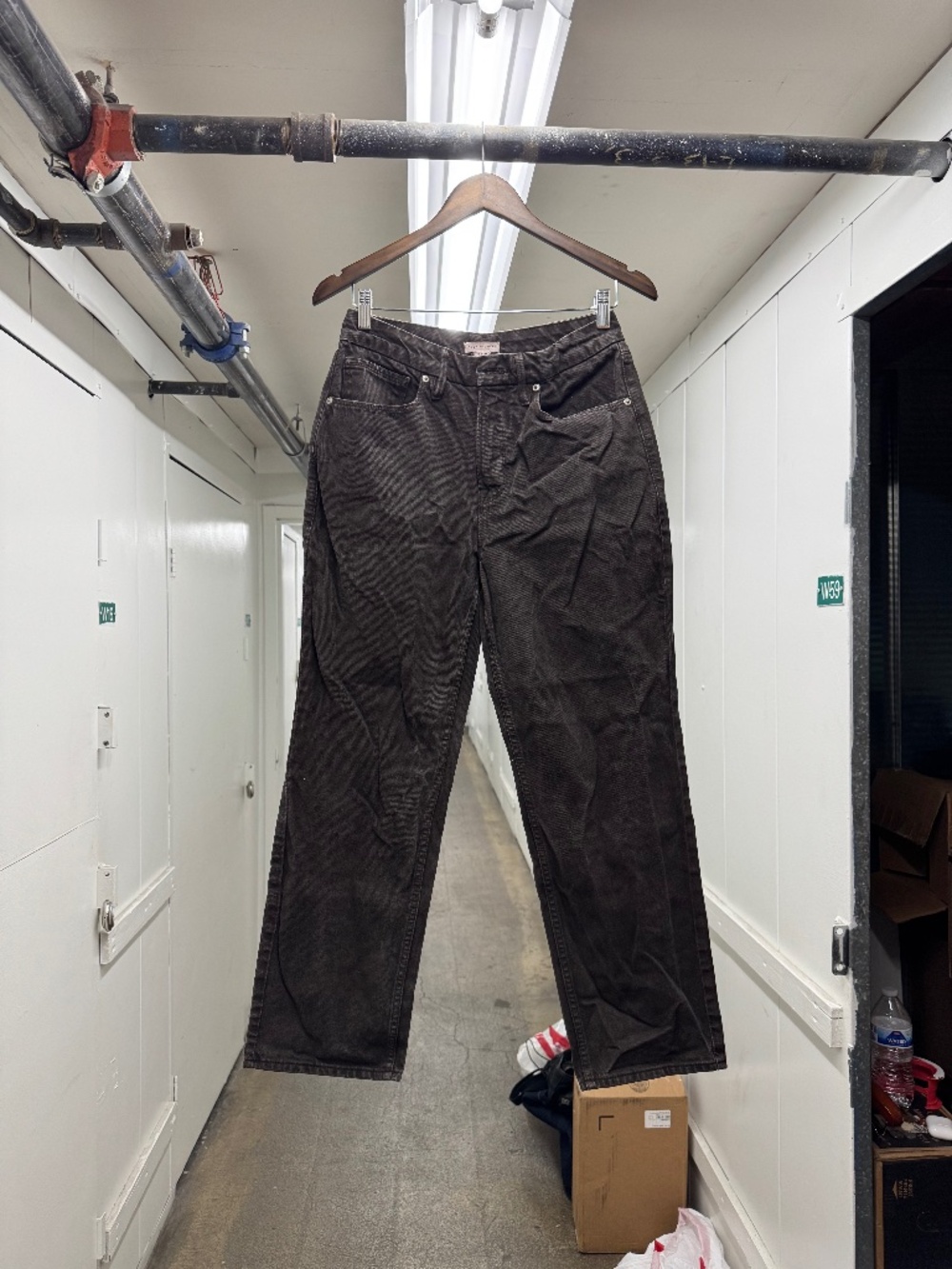 Good American Brown Washed Loose Fit Jeans Size 6 / 28